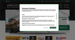 Desktop Screenshot of jawor-parkiet.pl
