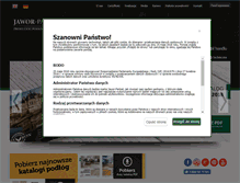 Tablet Screenshot of jawor-parkiet.pl